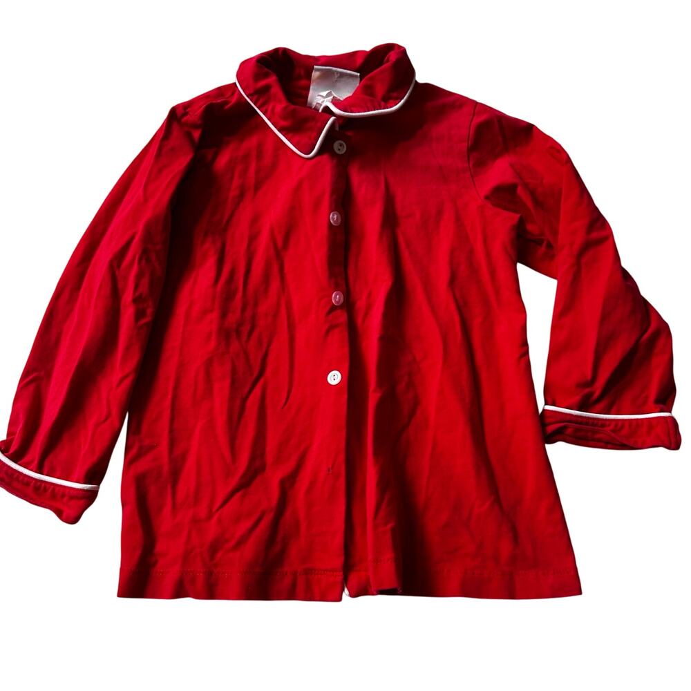 Banana Split Pajama Top - Red Size 6 - Christmas